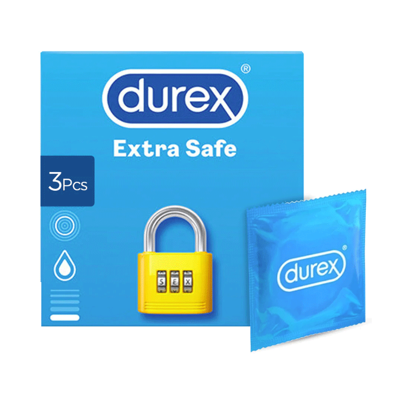 DUREX CONDOM EXTRA SAFE 3`S
